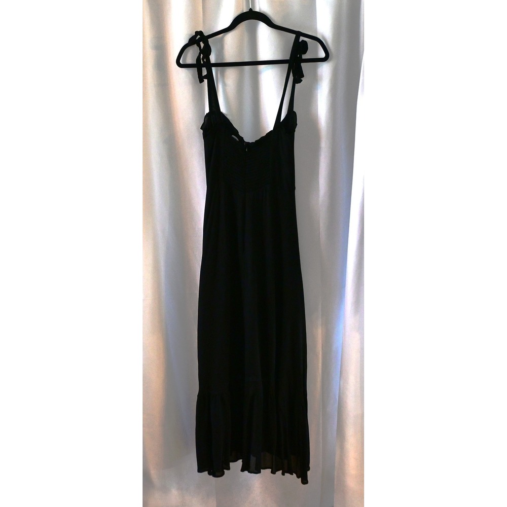 Reformation Black Midi Dress Women Size XS - Picture 2 of 9